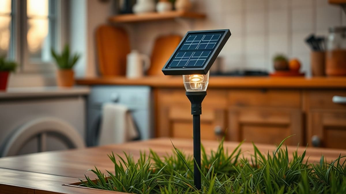 Comment fonctionne une lampe solaire d’extérieur ?